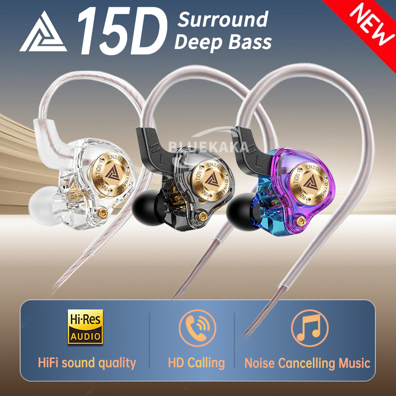 In Ear Monitors For Singers - QKZ 15D Dynamisch Surround Sound Dual
