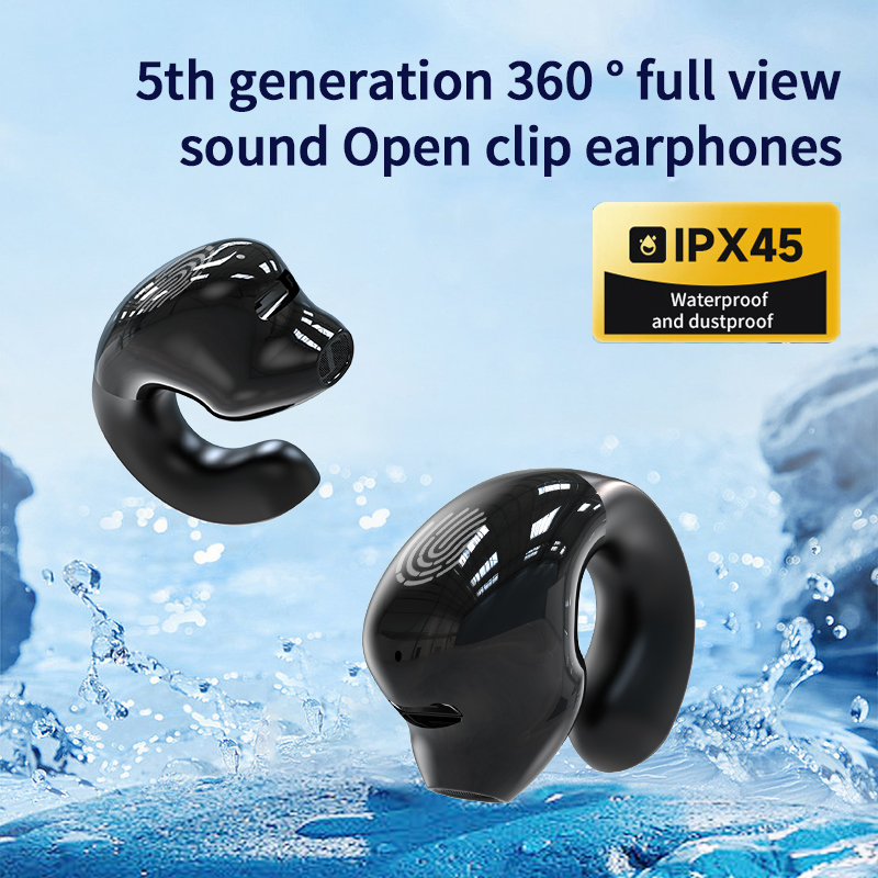 Sleep Mask Headphones Bluetooth - TWS Draadloze Bluetooth-hoofdtelefoon Beengeleiding Headset HiFi