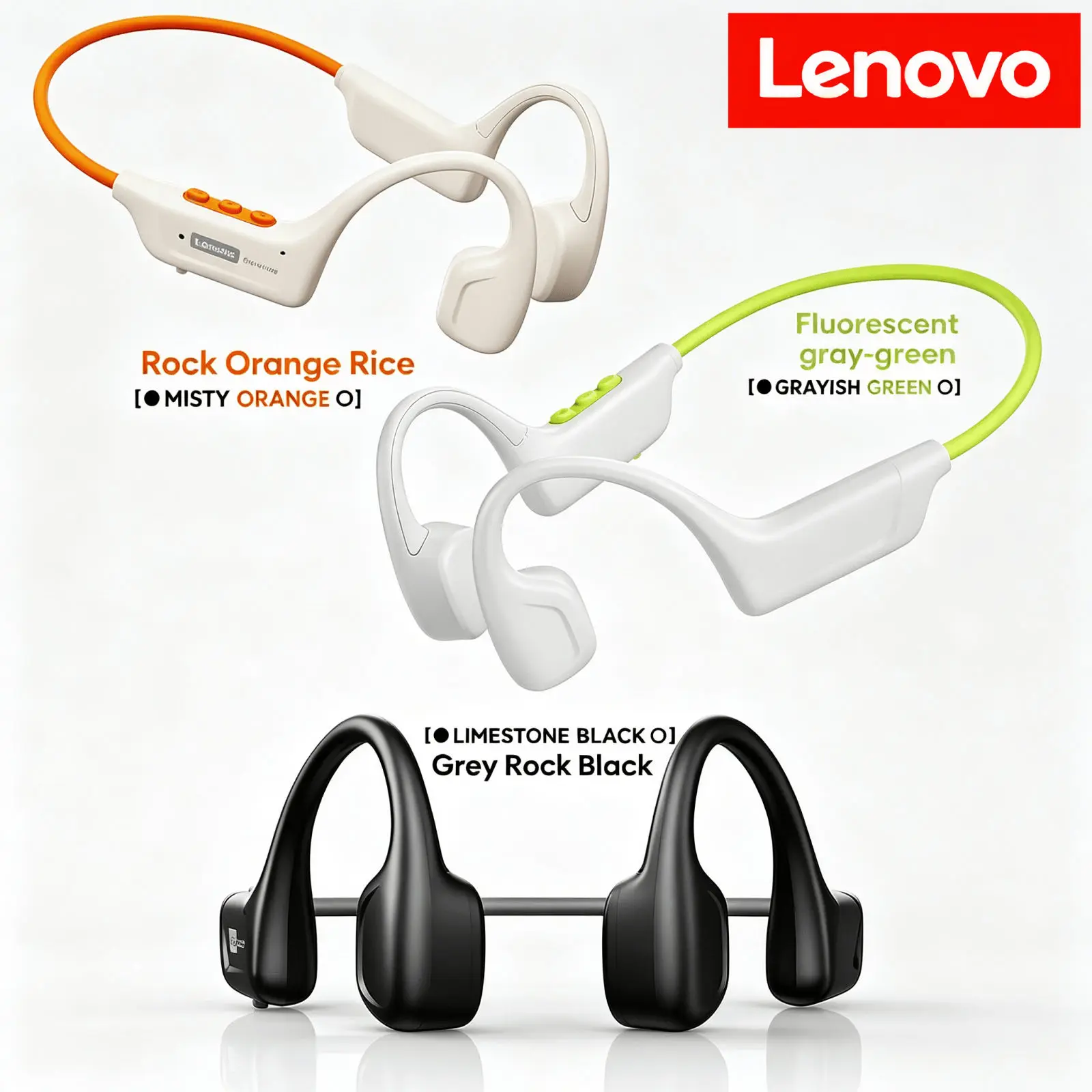 Lenovo S102 oordopjes met been - Bone Conduction Running Headphones recensie en prijs