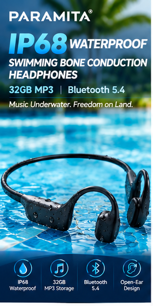 IP68 waterdichte oordopjes met - Bone Conduction Running Headphones recensie en prijs