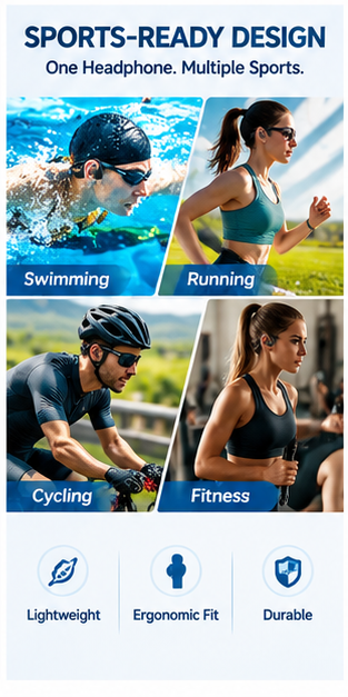 IP68 waterdichte oordopjes met - Bone Conduction Running Headphones recensie en prijs