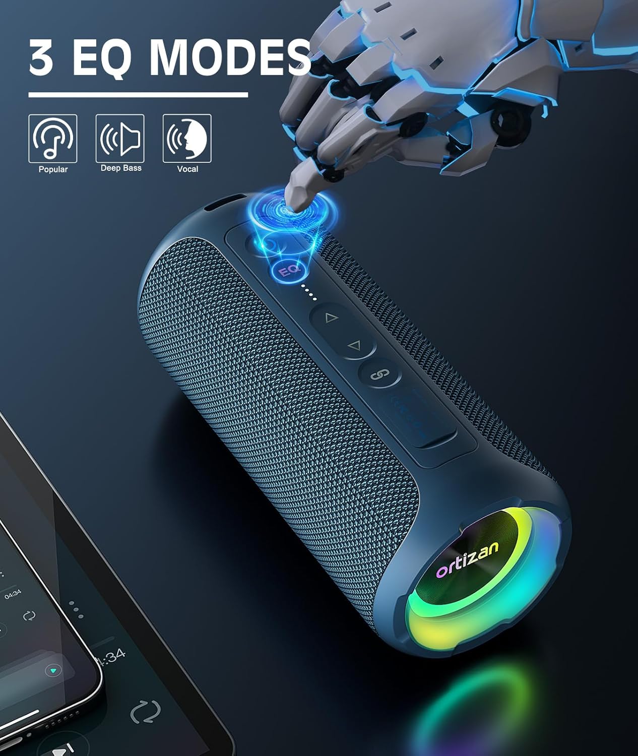 Ortizan Draadloze Bluetooth Sp - Portable Bluetooth Speaker Waterproof Ipx7 recensie en prijs