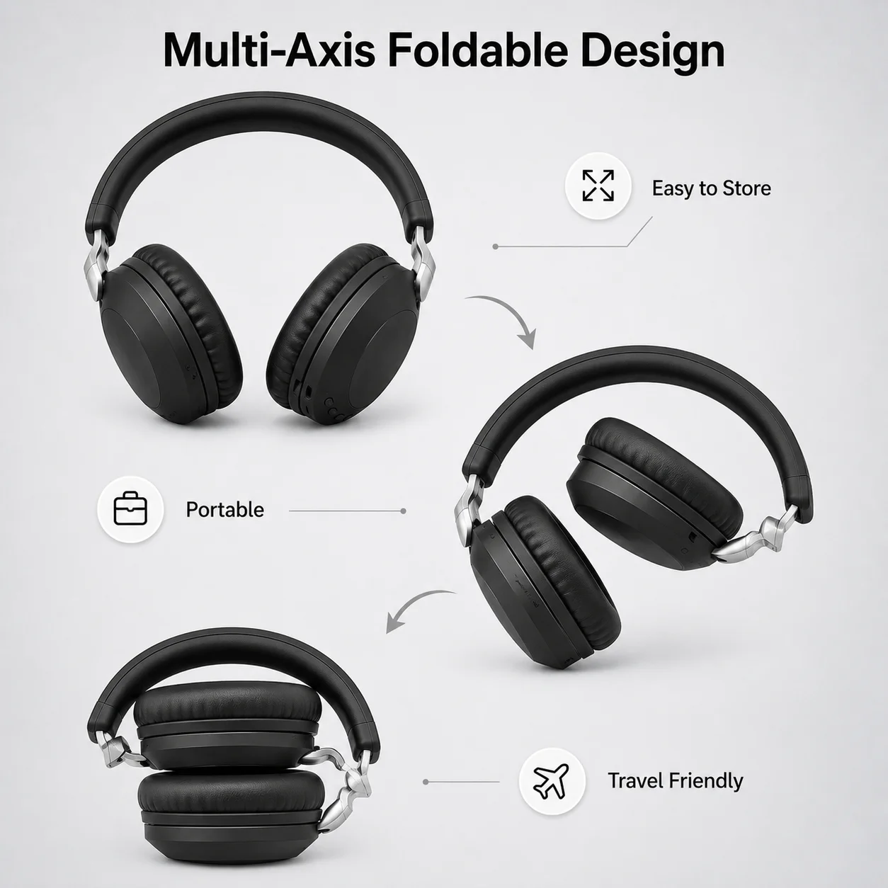 Over-ear gamingheadset met Blu - Anc Wireless Over Ear Headphones recensie en prijs