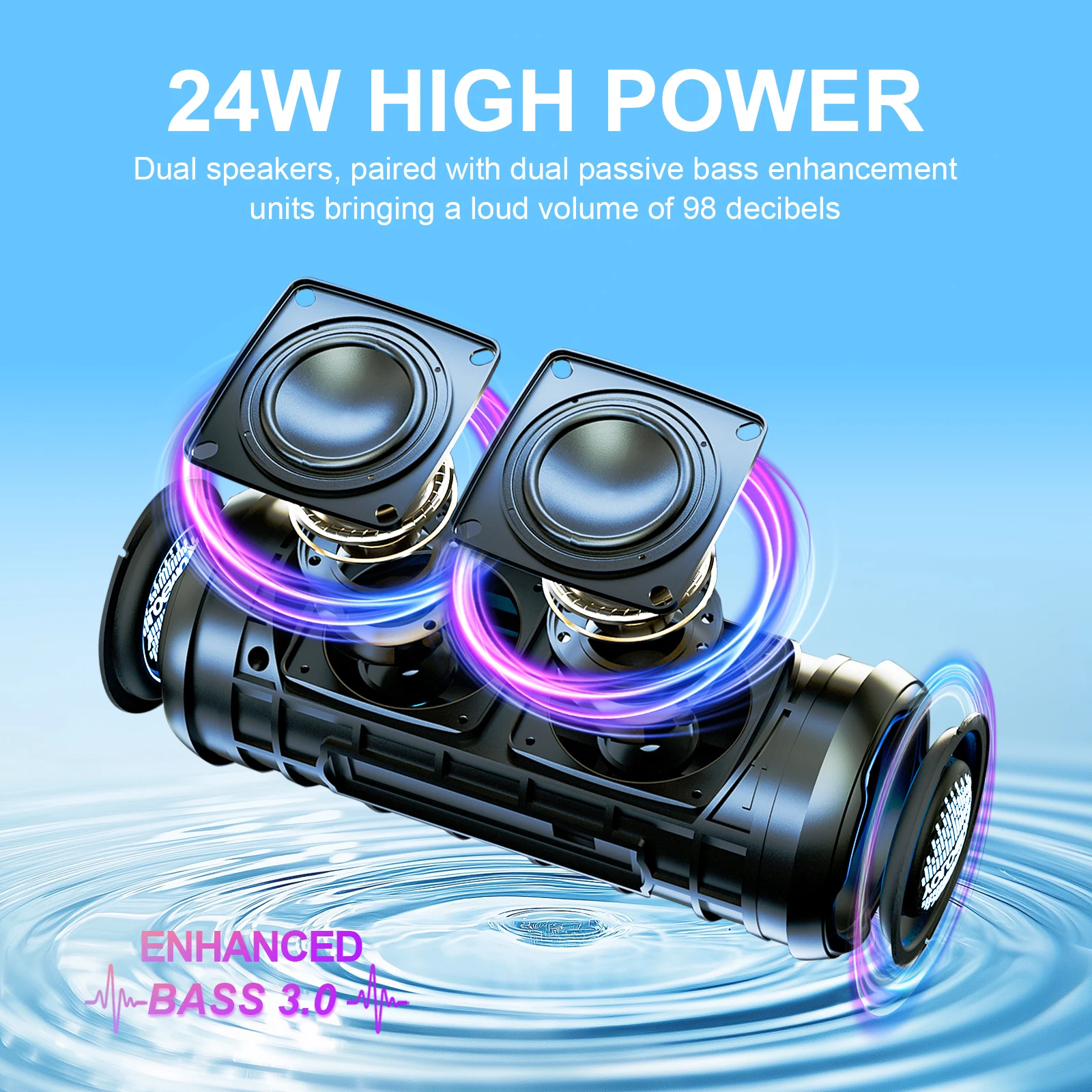 YOLOEMOT T13 Bluetooth-luidspr - Portable Bluetooth Speaker Waterproof Ipx7 recensie en prijs