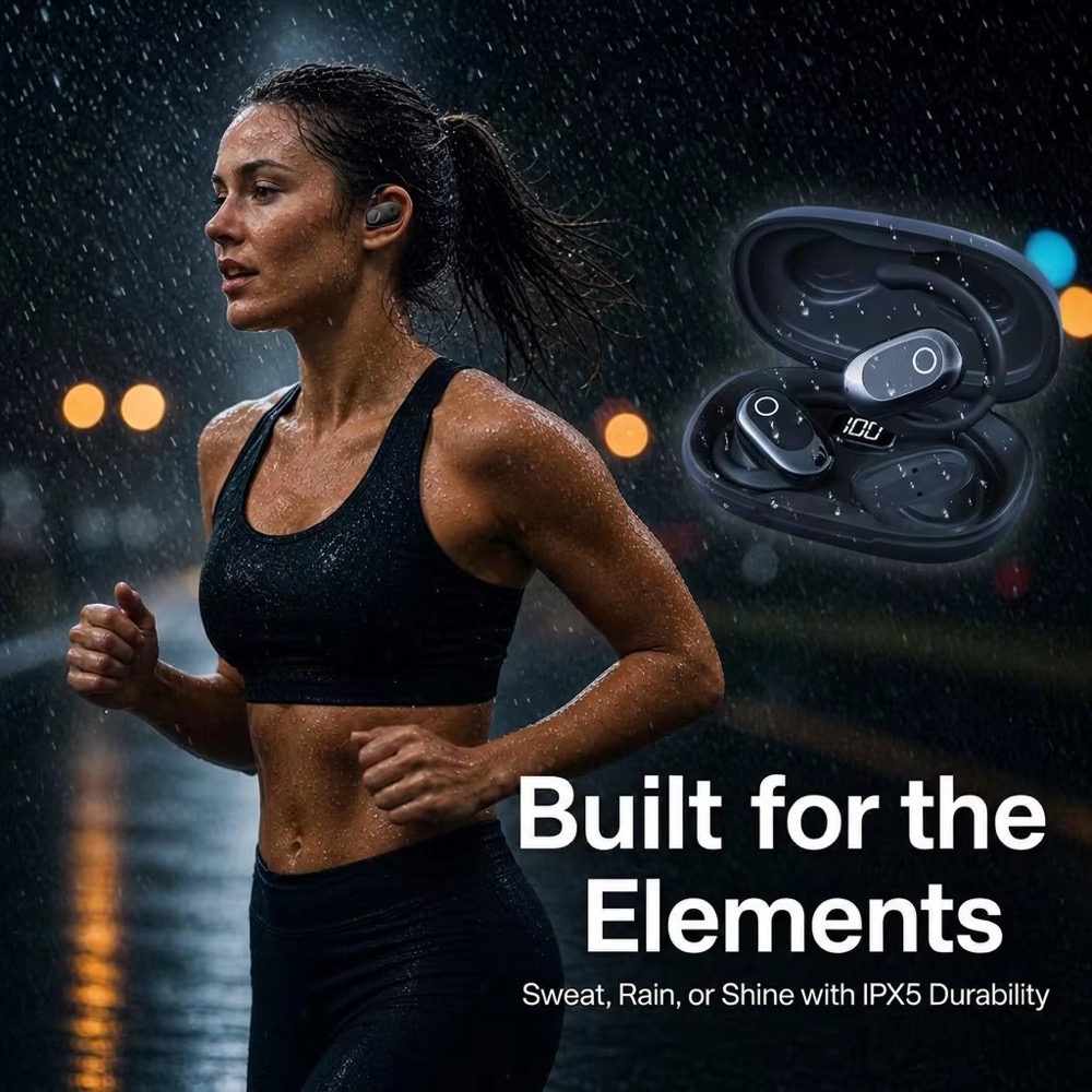 Open-ear oordopjes en draadloz - Bone Conduction Running Headphones recensie en prijs