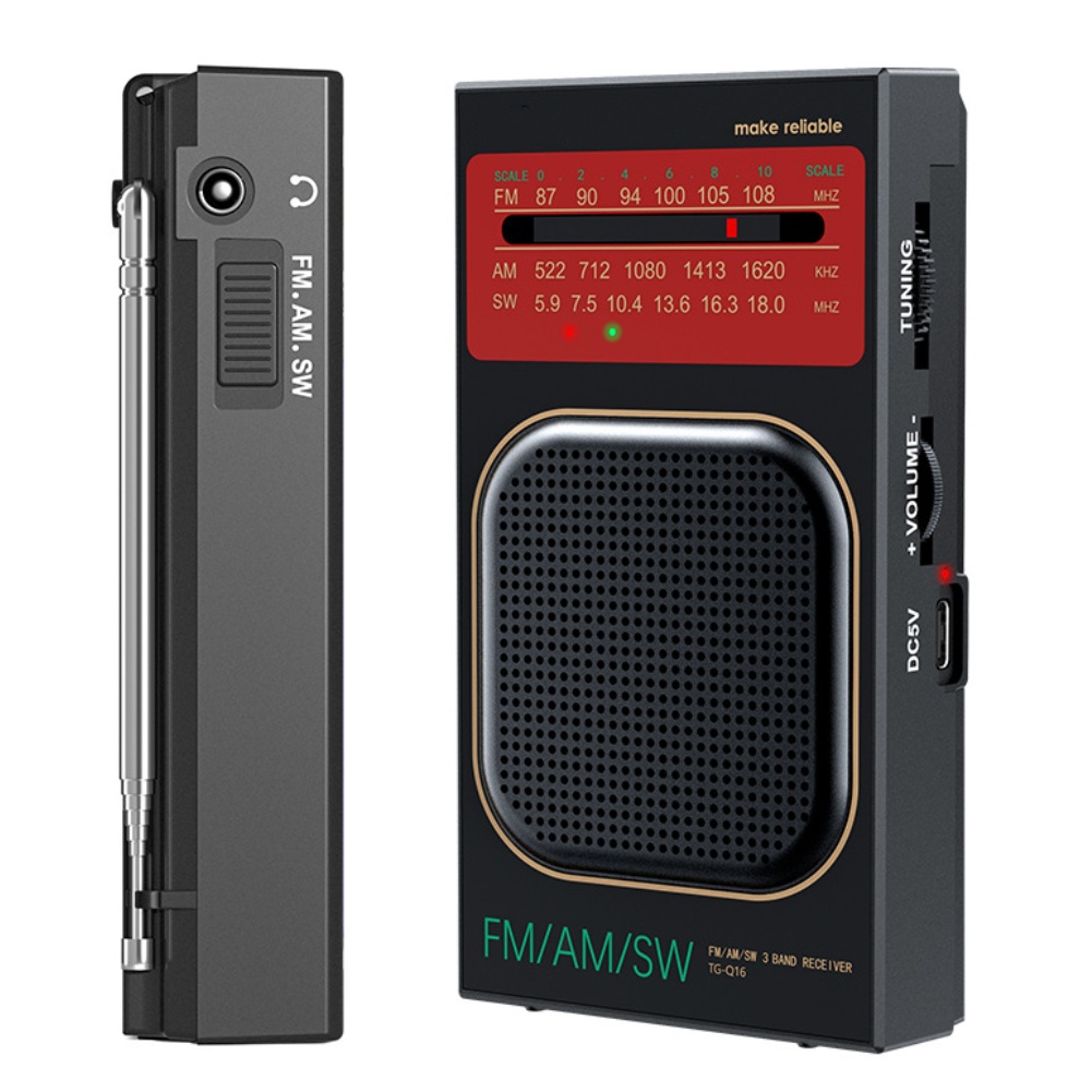 Compacte, oplaadbare FM/AM/SW- - Speakers recensie en prijs