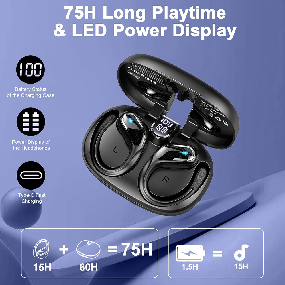 Draadloze oordopjes Sport, 75  - Sleep Mask Headphones Bluetooth recensie en prijs