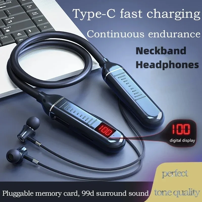 Draadloze Bluetooth-oortelefoo - Magnetic Neckband Sports Earphones recensie en prijs